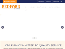 Tablet Screenshot of bedfordtaxservices.com